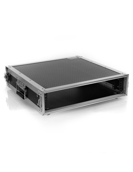 PLUGGER CASE RACK 2U – Rack de transport avec capots avant et arrière