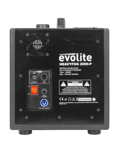 EVOLITE HEAVYFOG 2000-P machine fumée lourde 2000 W | Sonopro-Discount.com et Sonopro Les Mags