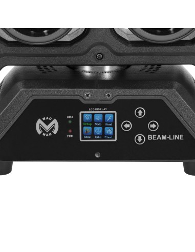 MAC MAH BEAM-LINE effet Beam 4 x 40 W RGBW DMX | Sonopro-Discount.com et Sonopro Les Mags