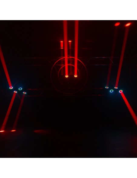 MAC MAH BEAM-LINE effet Beam 4 x 40 W RGBW DMX | Sonopro-Discount.com et Sonopro Les Mags