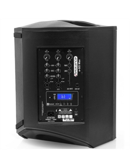 1. ELOKANCE e-GO MAX + COVER – Pack enceinte 10 pouces et housse dédiée