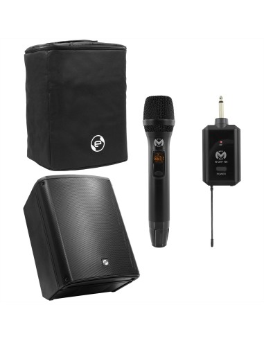ELOKANCE e-GO MAX + COVER + W-UHF 100 M – Pack sono portable complet