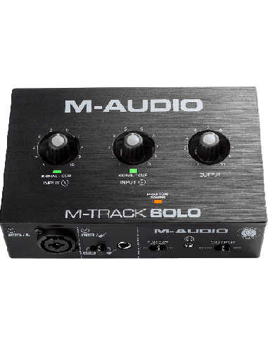 M-AUDIO MTRACK-SOLO – Carte son 2 canaux 1 entrées combo + entrée jack instrument/ligne