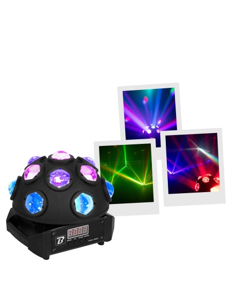 BOOMTONE DJ NOVA TWIST – Jeu de lumière 13 faisceaux RGBW