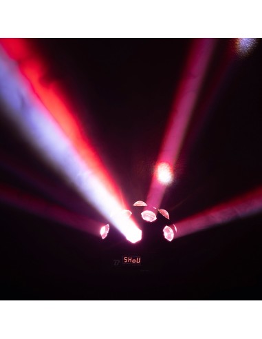 BOOMTONE DJ NOVA TWIST jeu de lumière 13 faisceaux RGBW | Sonopro-Discount.com