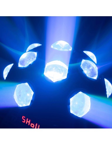 BOOMTONE DJ NOVA TWIST jeu de lumière 13 faisceaux RGBW | Sonopro-Discount.com