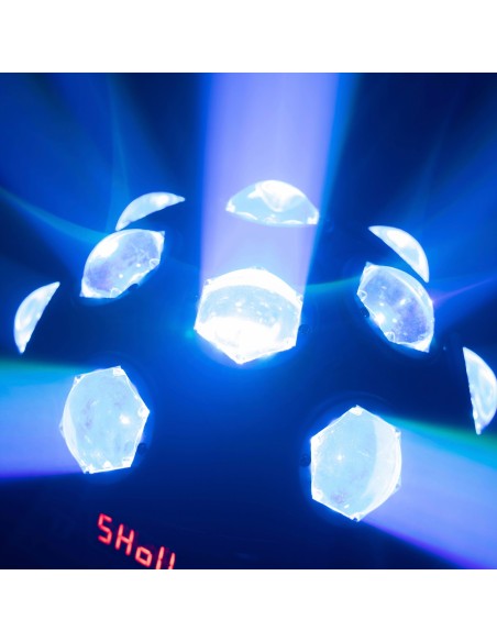 BOOMTONE DJ NOVA TWIST jeu de lumière 13 faisceaux RGBW | Sonopro-Discount.com