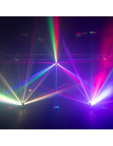BOOMTONE DJ NOVA TWIST jeu de lumière 13 faisceaux RGBW | Sonopro-Discount.com