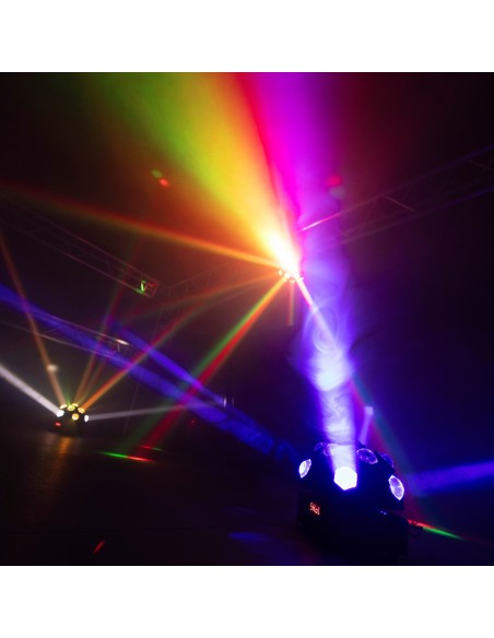BOOMTONE DJ NOVA TWIST jeu de lumière 13 faisceaux RGBW | Sonopro-Discount.com
