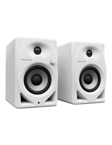 PIONEER DJ DM-40D-W – Paire d'enceintes de monitoring actives version blanche