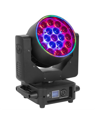 MAC MAH MAC WASH 1915Z-R SET – Pack 2 lyres Wash LED avec flight case