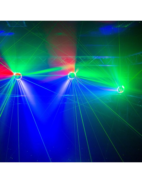 MAC MAH CYCLONE-LZR – Jeu de lumière DMX avec laser multipoints