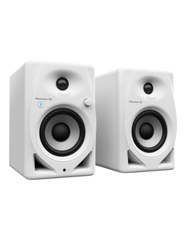 PIONEER DJ DM-40D-BT-W – Enceinte de monitoring Bluetooth (la paire) version blanche