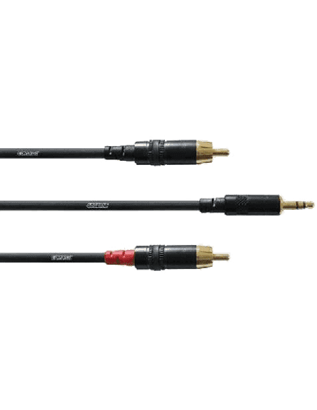 CORDIAL CFY6WCC – câble bretelle rean 3.5mm stéréo/2x rca 6m
