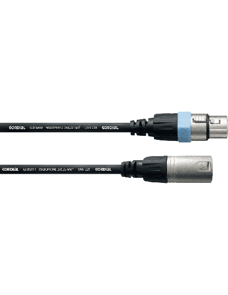 CORDIAL CCM0.5FM – Symétrique rean xlr mâle xlr femelle 0.5M