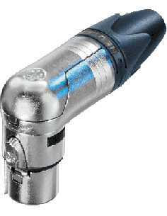 NEUTRIK NC3FRX – Fiche XLR femelle coudée 3 broches métal Neutrik