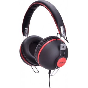 HIPSTER106-CASQUE FASHION HIPSTER-106 NOIR/ROUGE 