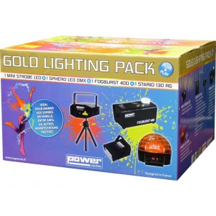 GOLD LIGHTING PACK Véritable Pack Plug & Play Pack lumière tout en un  