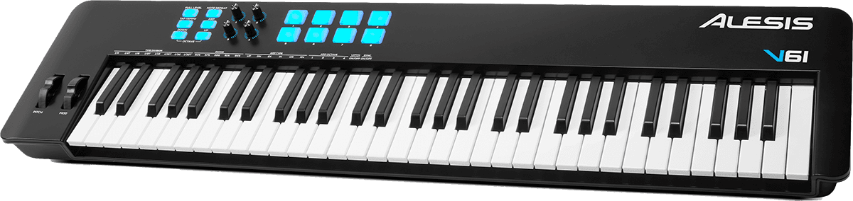 Piano électronique professionnel sensible au toucher, clavier midi à 61  touches, réponse tactile, PH61