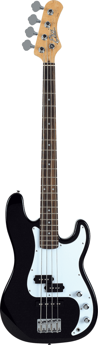 EKO VPJ280-BLK - Guitare électrique Starter 4 cordes Type P Black