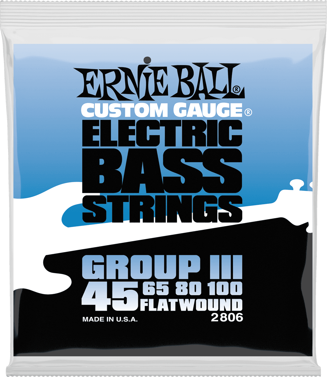 ERNIE BALL CEB 2806 - Jeux de cordes pour basse électrique Group III  45-65-80-100