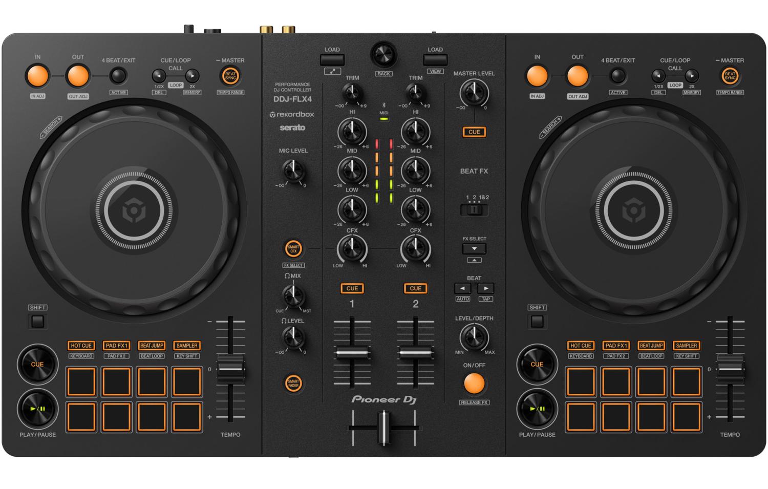 Pioneer DDJ-FLX10 Contrôleur DJ 4 voies pour Serato DJ Pro et rekordbox