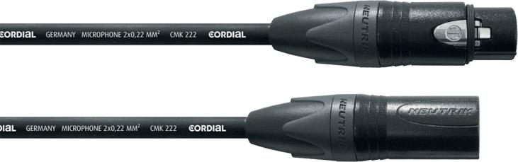 CORDIAL CPM20FM Cordon symétrique - XLR  mâle / XLR femelle - 20M