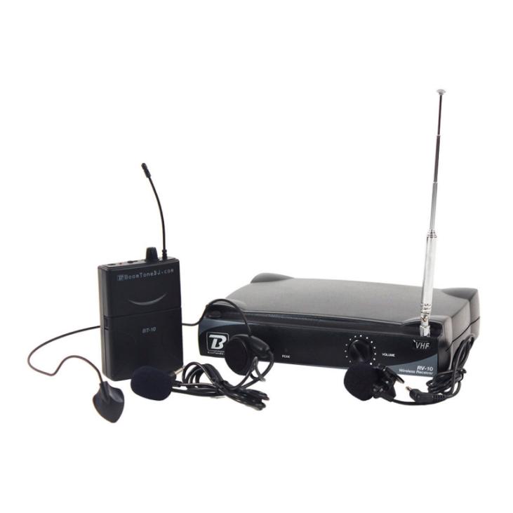 Boomtone DJ VHF 10HL F7 - Micro sans fil HF chant serre tête chez Sonopro-Discount.com et Sonopro Les Mags Lorient Caudan et Vannes