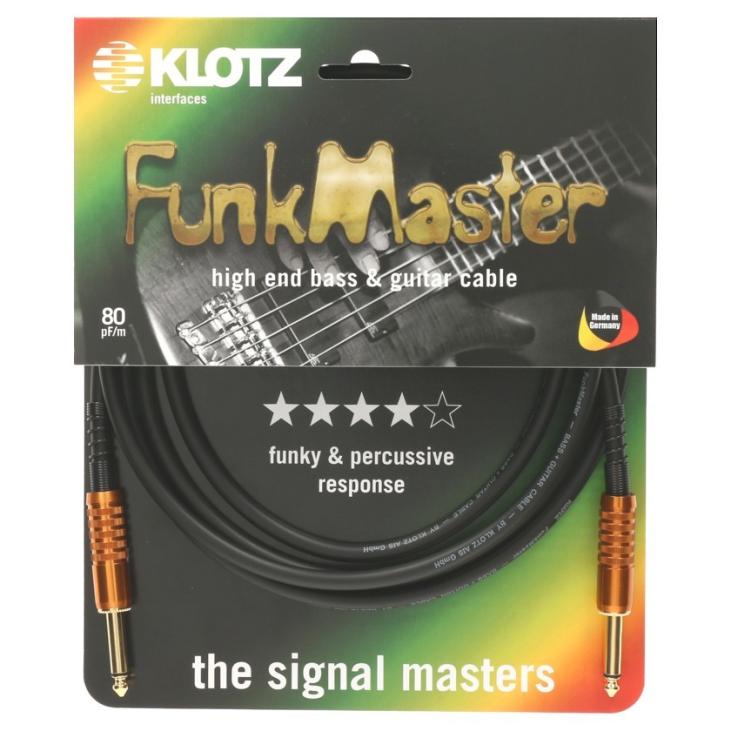 Klotz TM-0300 - Câble basse Jack T.M. Stevens FunkMaster 3 m chez Sonopro-Discount.com et Sonopro Les Mags Lorient Caudan et Vannes