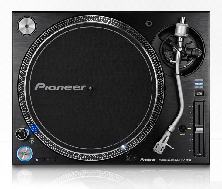 Pioneer DJ PLX-1000 - Platine professionnelle avec entraînement direct High Torque chez sonopro-discount