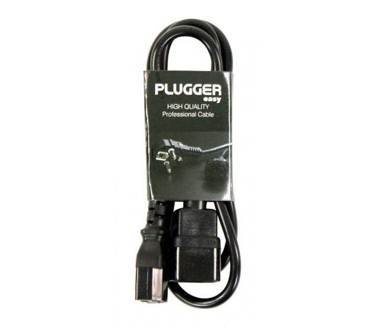 Plugger - Rallonge électrique type IEC Male- IEC Femelle 1m Easy chez Sonopro-Discount.com et Sonopro Les Mags Lorient Caudan et Vannes