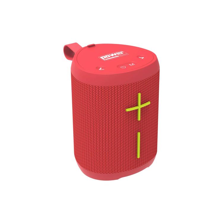 Power acoustics GETONE 20 - Enceinte Nomade Bluetooth Compacte - Couleur Rouge chez Sonopro-Discount.com et Sonopro Les Mags Lorient Caudan et Vannes