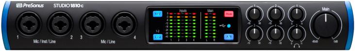 Presonus Studio 1810c - Interface audio USB-C 18x8 chez Sonopro-Discount.com et Sonopro Les Mags Lorient Caudan et Vannes
