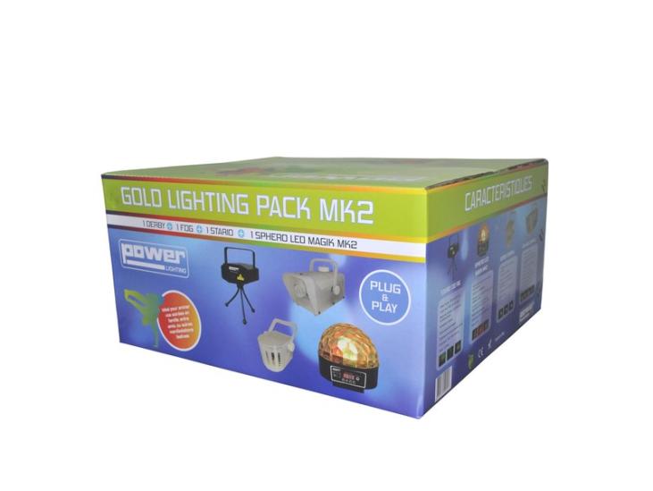 Véritable Pack Plug & Play, le Gold Lighting Pack MK2 est un Pack lumière tout en un