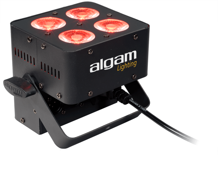 ALGAM LIGHTING PAR-410-QUAD - Projecteur QUAD Par LED 4 x 10W RGBW chez Sonopro-Discount.com et Sonopro Les Mags Lorient Caudan et Vannes