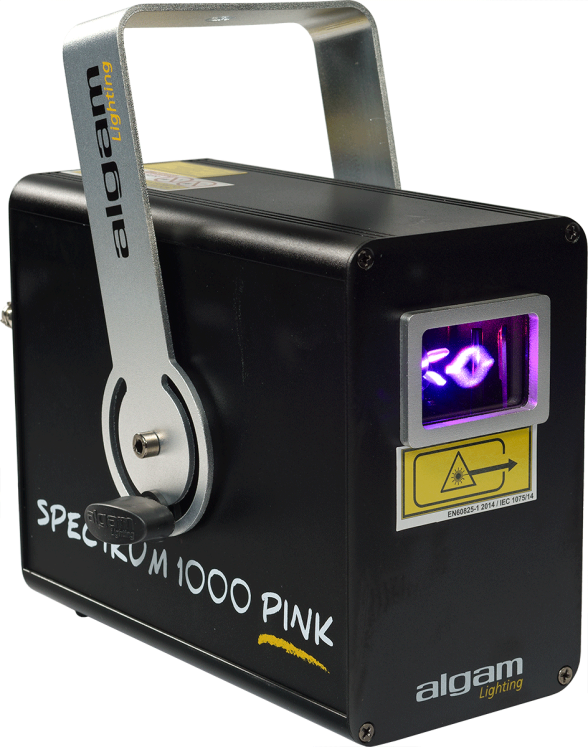 ALGAM LIGHTING SPECTRUM1000PINK - Laser d'animation monocouleur rose 1000mW chez Sonopro-Discount.com et Sonopro Les Mags Lorient Caudan et Vannes