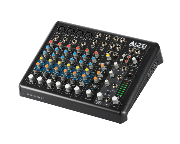 ALTO PROFESSIONAL TRUEMIX800 - Table de mixage mixeur 8 canaux avec interface USB chez Sonopro-Discount.com et Sonopro Les Mags Lorient Caudan et Vannes