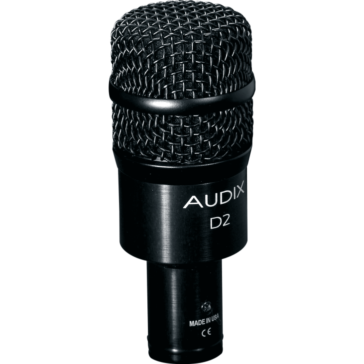 AUDIX D2 - Microphone instrument dynamique hypercardioïde chez Sonopro-Discount.com et Sonopro Les Mags Lorient Caudan et Vannes