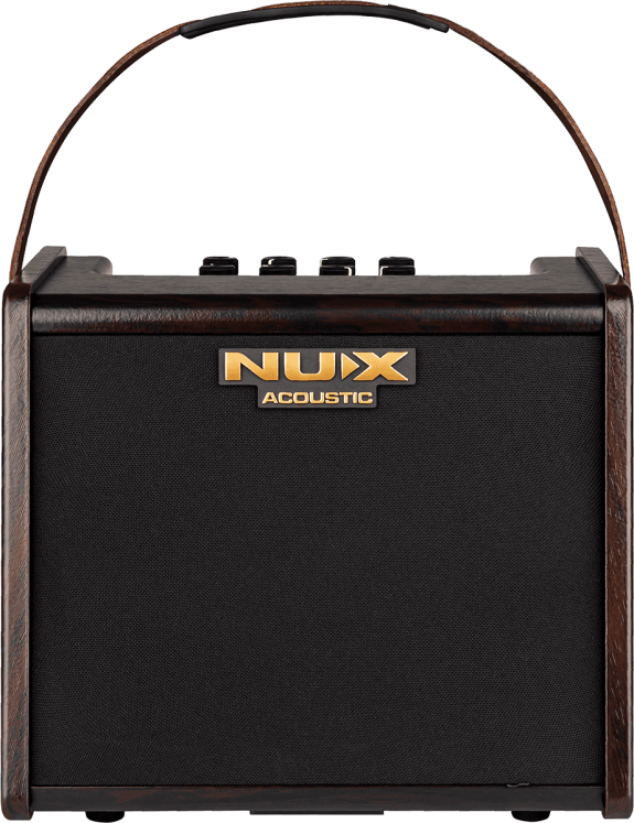 NUX AC25 - Ampli guitare nomade 25W sur batterie avec effets chez Sonopro-Discount.com et Sonopro Les Mags Lorient Caudan et Vannes