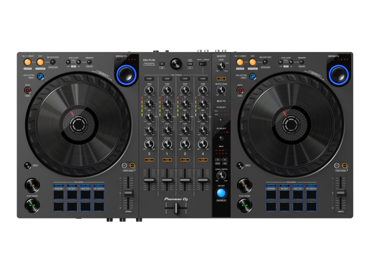 PIONEER DJ DDJ-FLX6-GT - Contrôleur DJ 4 voies pour rekordbox et Serato DJ Pro et Virtual DJ chez Sonopro-Discount.com et Sonopro Les Mags Lorient Caudan et Vannes