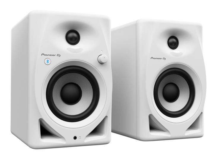 Pioneer Dj DM-40D-BT-W - Enceinte de monitoring Bluetooth (la paire) version blanche chez Sonopro-Discount.com et Sonopro Les Mags Lorient Caudan et Vannes