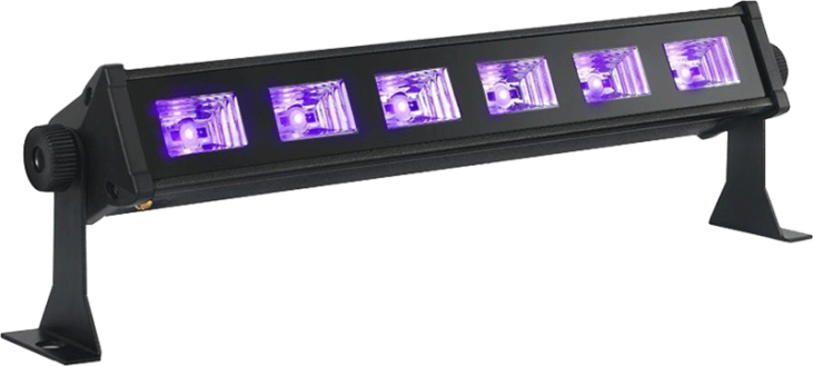 IBIZA LED-UVBAR6 - Barre a led uv 6X3W