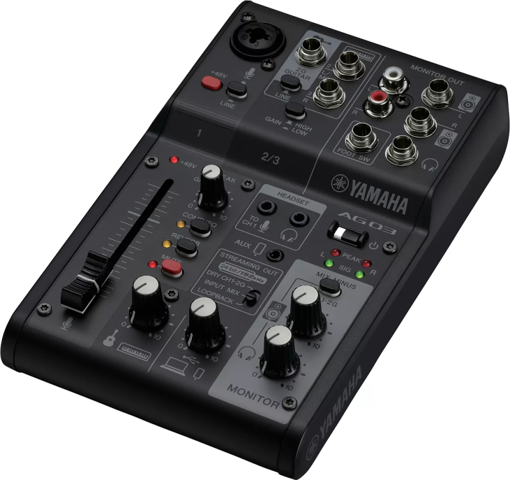 Yamaha AG06MK2 - Console de mixage analogique avec interface audio usb