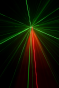 ALGAM LIGHTING FX-4 - Projecteur à effets 4-en-1 roue de gobos LED, Magic Ball, strob, laser rouge et vert
