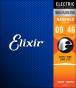 Elixir CEL 12027 Jeux Custom Light 09-11-16-26-36-46 avec revêtement Cordes pour guitare électrique