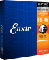 Elixir CEL 12027 Jeux Custom Light 09-11-16-26-36-46 avec revêtement Cordes pour guitare électrique chez Sonopro-Discount.com et Sonopro Les Mags Lorient Caudan et Vannes