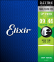 Elixir CEL 19027 Jeux - Custom Light 09-11-16-26-36-46 avec revêtement Cordes pour guitare électrique
