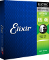 Elixir CEL 19027 Jeux - Custom Light 09-11-16-26-36-46 avec revêtement Cordes pour guitare électrique