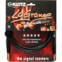 KLOTZ LAGPP0300 - LaGrange câble guitare suprême avec fiche jack et contacts doré 3 mètres chez Sonopro-Discount.com et Sonopro Les Mags Lorient Caudan et Vannes
