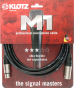 KLOTZ M1K1FM0300 - Câble de microphone noir M1 K 3 m chez Sonopro-Discount.com et Sonopro Les Mags Lorient Caudan et Vannes